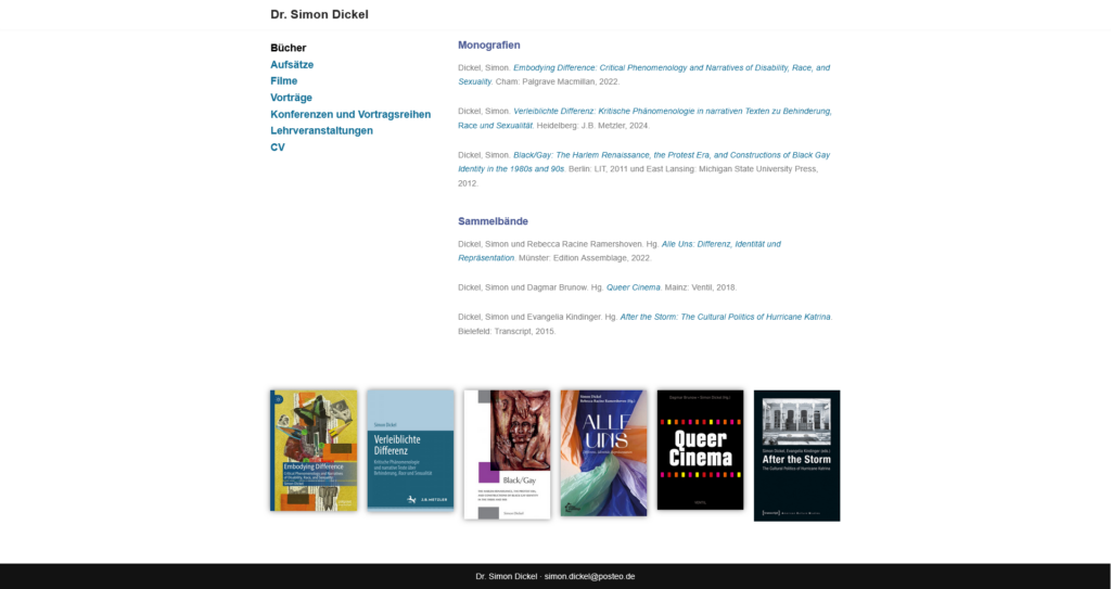 Screenshot Simon Dickel